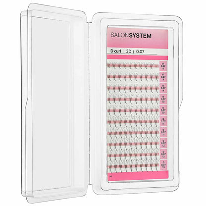 Salon System Lash Extensions ProFan D-Curl 3D 8-13mm