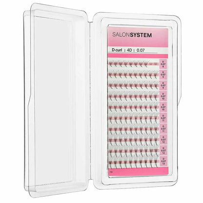 Salon System Lash Extensions ProFan D-Curl 4D 8-13mm