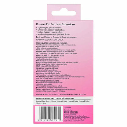 Salon System Lash Extensions ProFan D-Curl 4D 8-13mm