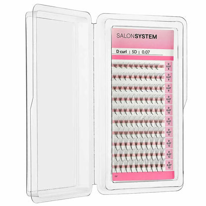 Salon System Lash Extensions ProFan D-Curl 5D 8-13mm
