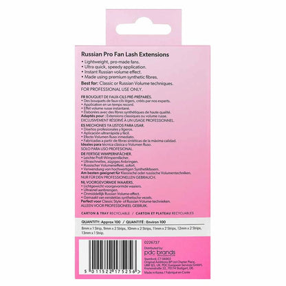 Salon System Lash Extensions ProFan D-Curl 5D 8-13mm