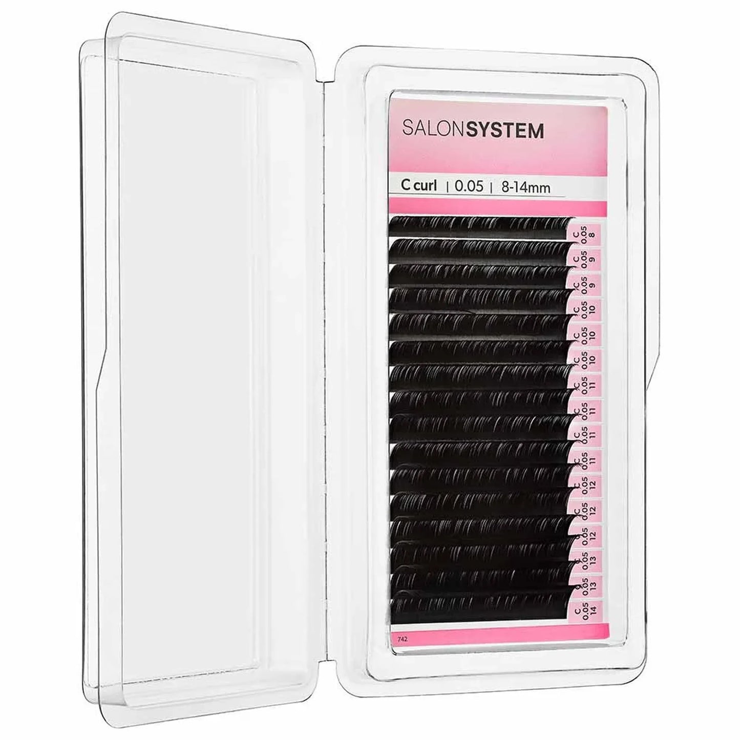 Salon System Lash Extensions Russian Volume C-Curl 0.05 8-14mm