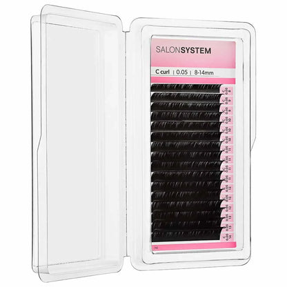 Salon System Lash Extensions Russian Volume C-Curl 0.05 8-14mm