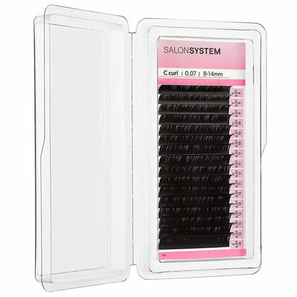Salon System Lash Extensions Russian Volume C-Curl 0.07 8-14mm