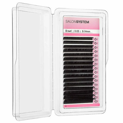 Salon System Lash Extensions Russian Volume D-Curl 0.05 8-14mm