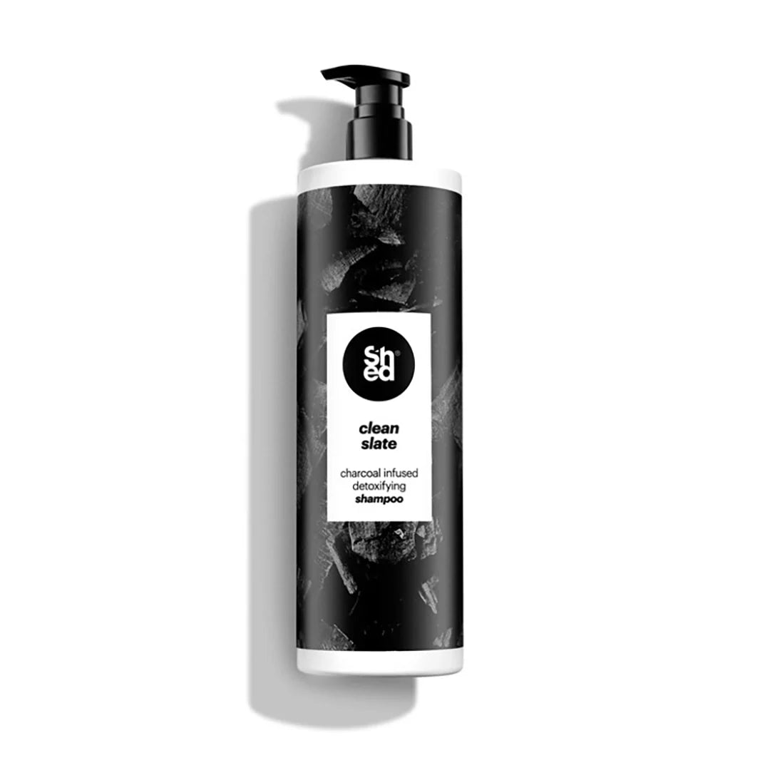 SHED Clean Slate Charcoal Infused Detoxifying Shampoo - 1L