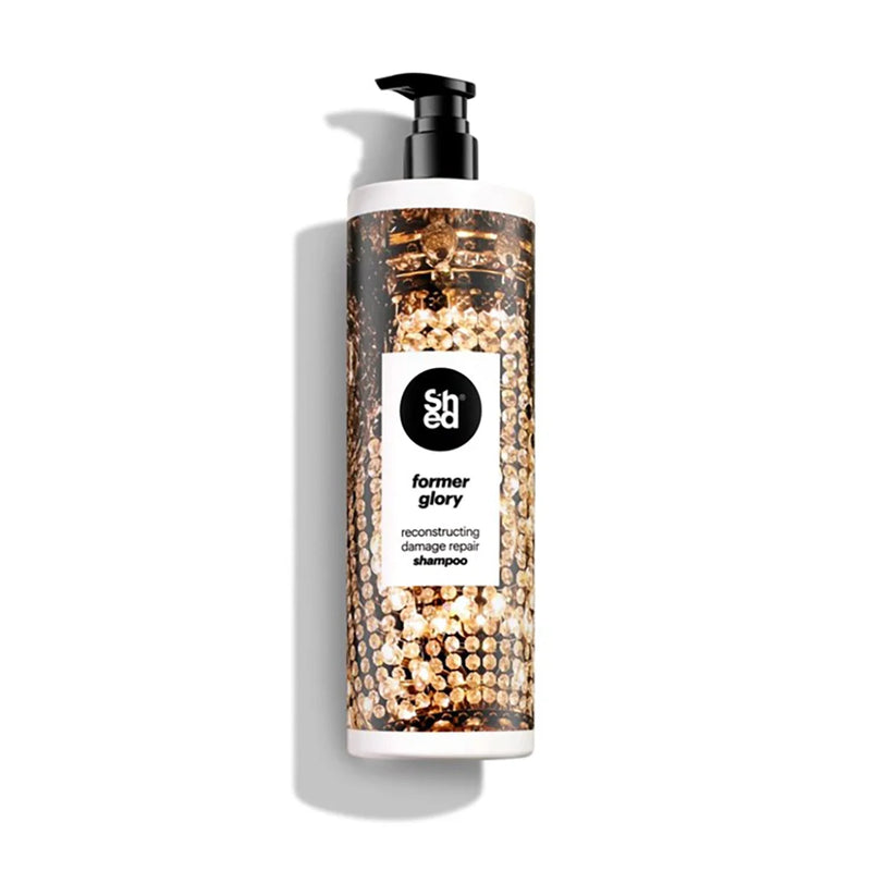 SHED Former Glory Reconstructing Damage Repair Shampoo 1L for bleached and heat damaged hair