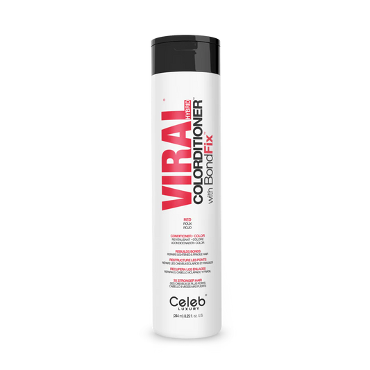 Celeb Luxury Viral Hybrid Colorditioner Conditioner with BondFix - Red - 244ml