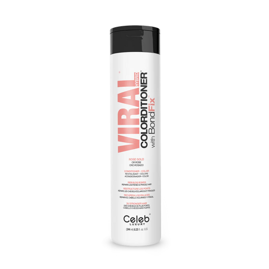 Celeb Luxury Viral Hybrid Colorditioner Conditioner with BondFix - Rose Gold - 244ml