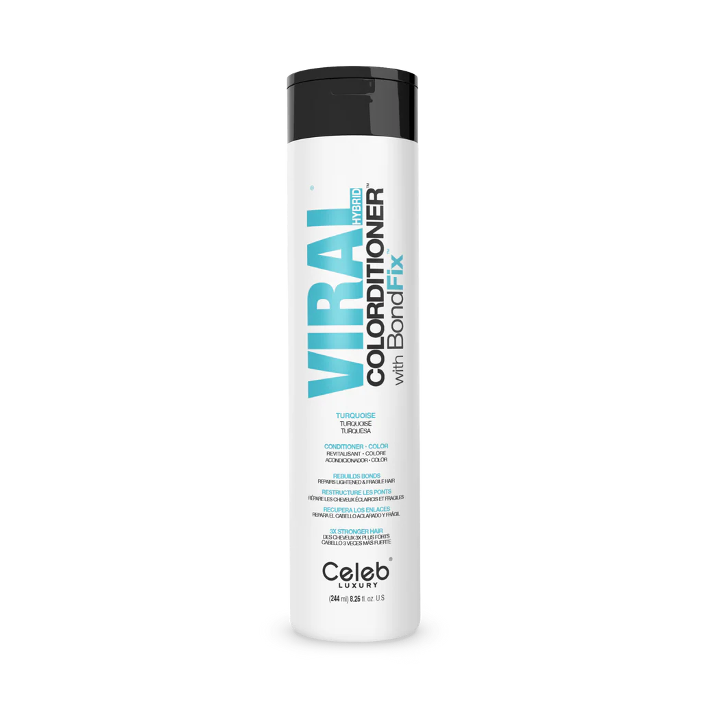 Celeb Luxury Viral Hybrid Colorditioner Conditioner with BondFix - Turquoise - 244ml