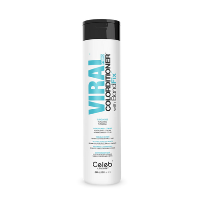 Celeb Luxury Viral Hybrid Colorditioner Conditioner with BondFix - Turquoise - 244ml