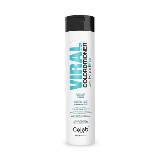 Celeb Luxury Viral Hybrid Colorditioner Conditioner with BondFix - Turquoise - 244ml