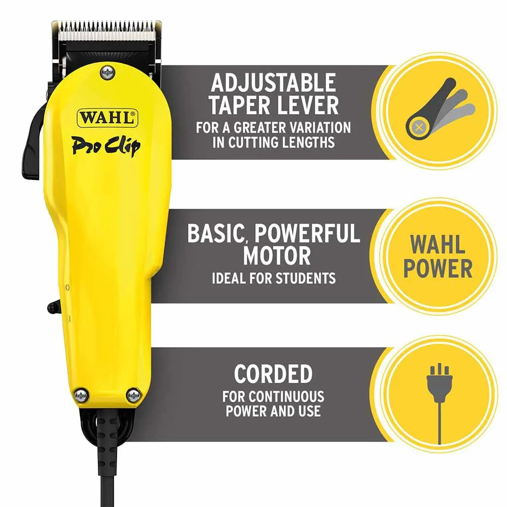 WAHL Pro Clip Corded Hair Clipper Kit