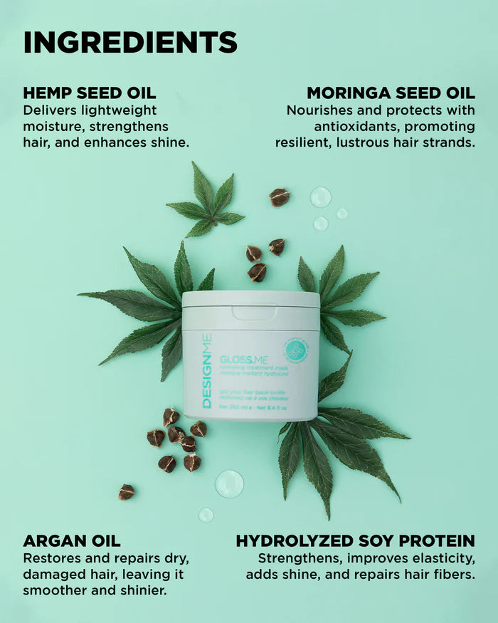 DESIGNME Gloss.ME Hydrating Treatment Mask - 500ml