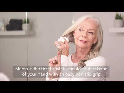 Manta Hair Brush White