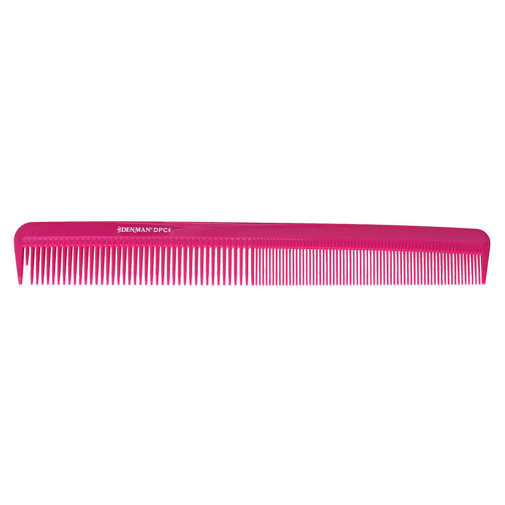 Denman Precision Large Cutting Comb - Pink