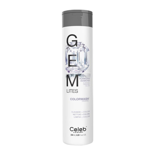 Gem Lites Flawless Diamond Colorwash Shampoo 244ml by Celeb Luxury