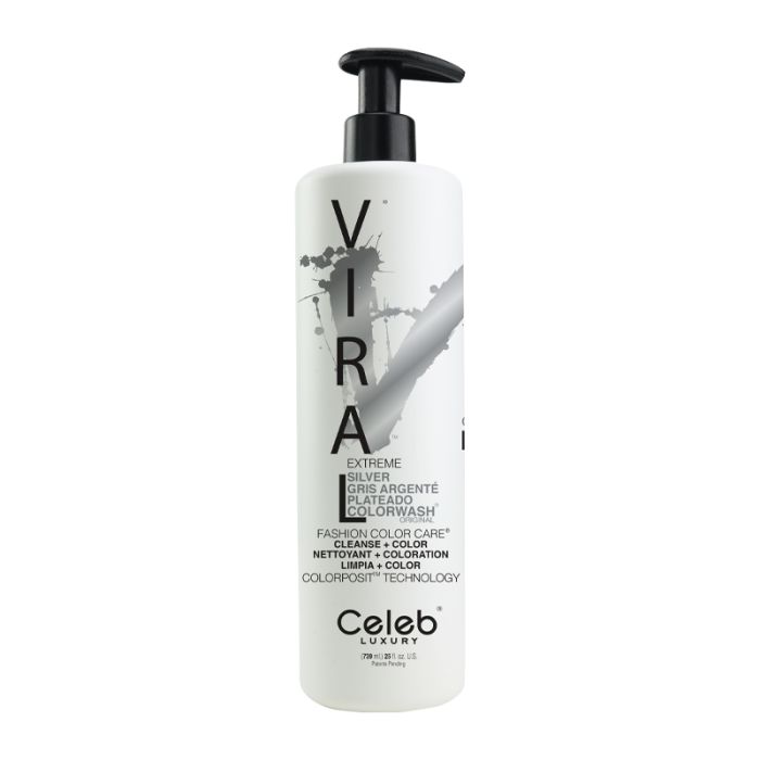 Viral Pastel Light Pink Colorwash Shampoo 739ml by Celeb Luxury