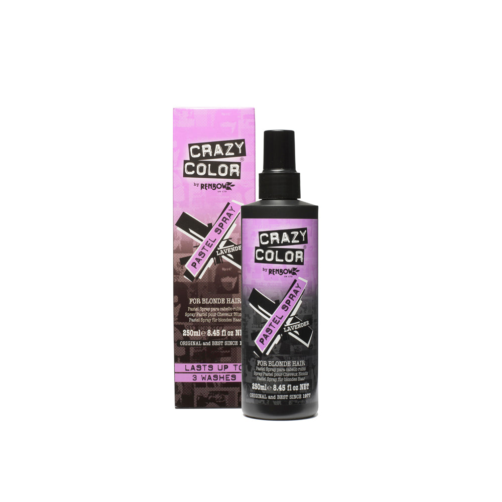 Crazy Color Spray In Pastel hair spray Lavender 250ml,