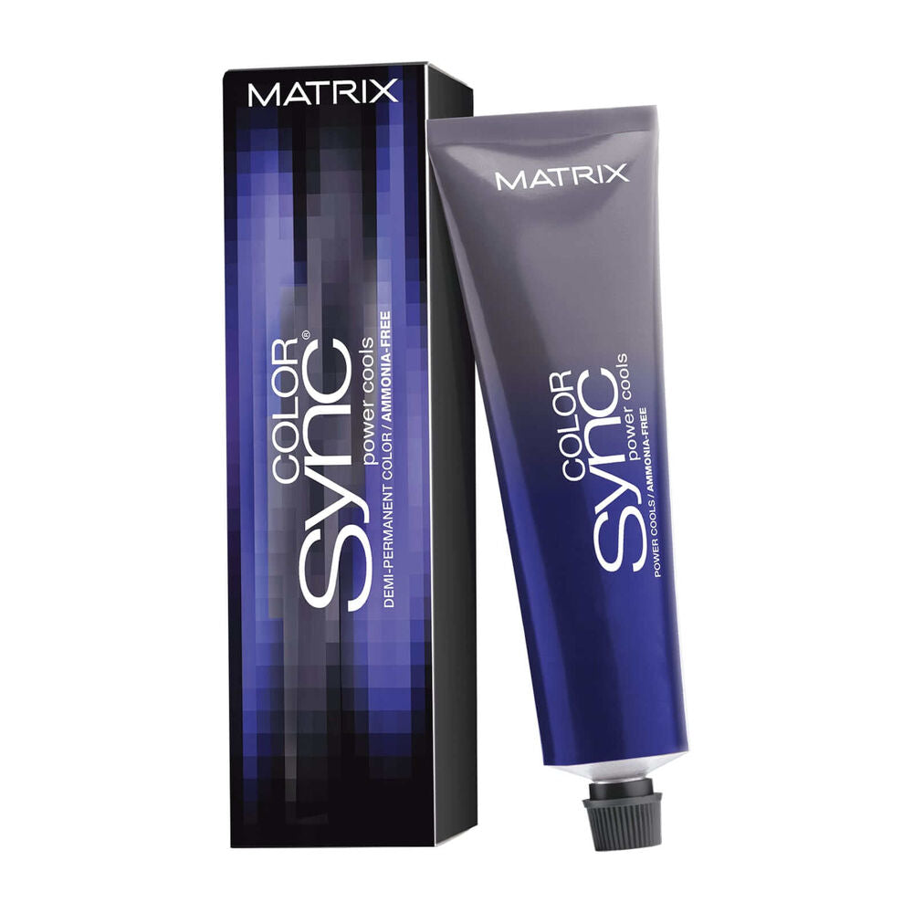 Matrix Color Sync Power Cools Demi-Permanent Hair Colour - 5VA Violet Ash 90ml,