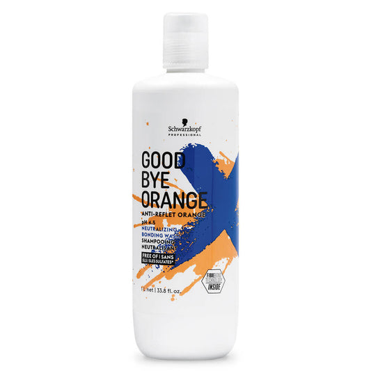 Schwarzkopf Professional Goodbye Orange Neutralizing Bonding Wash Shampoo 1L,